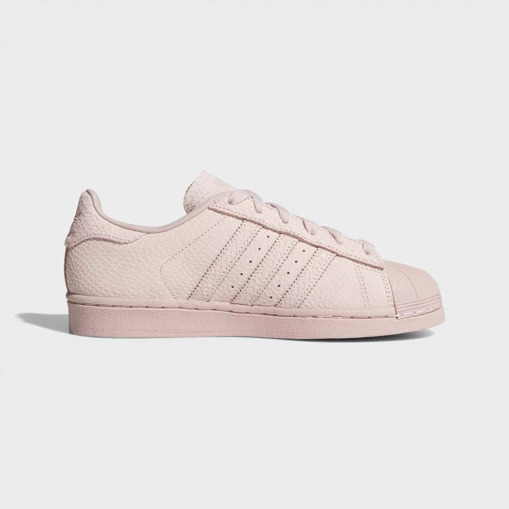 Adidas Superstar Tenis Rosas Para Mujer (MX-22065)